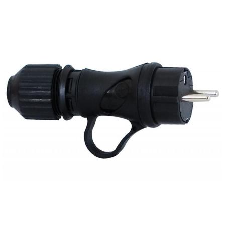 Wtyczka gumowa z uchwytem IP44 250V - F-Elektro