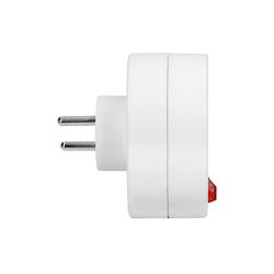 Rozgałęźnik 2x2P+Z z wyłącznikiem OR-AE-13187 Orno