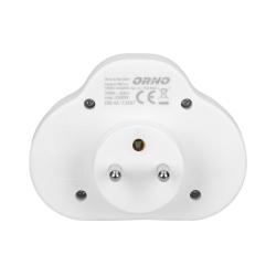 Rozgałęźnik 2x2P+Z z wyłącznikiem OR-AE-13187 Orno