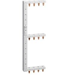 Szyna grzebieniowa pionowa 4P do RCCB, 3-rzędowa, lewa, KCF668L Hager Polo