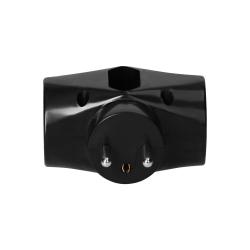 Rozgałęźnik 2x2P+Z, 1x2P/II, czarny OR-AE-13221/B Orno