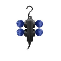 Przedłużacz warsztatowy IP44 4x(2+2) 2P+Z przewód gumowy OR-AE-13160/5M Orno