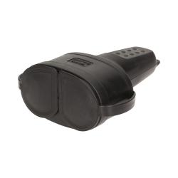 Bryzgoszczelne, podwójne gniazdo gumowe 2P+Z, IP44 OR-AE-13117 Orno