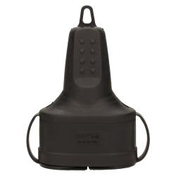 Bryzgoszczelne, podwójne gniazdo gumowe 2P+Z, IP44 OR-AE-13117(GS) schuko Orno