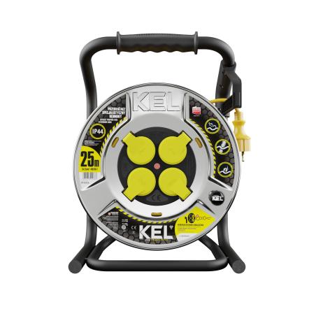 Przedłużacz bębnowy HEAVY LINE 25M 3x2,5 H07RN-F KEL