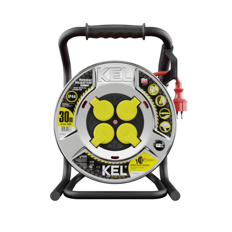 Przedłużacz bębnowy  HEAVY LINE 30M 3x2,5 H05RR-F