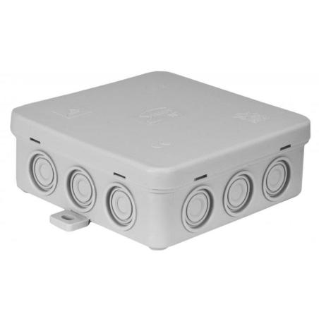 Puszka natynkowa hermetyczna pusta 100x100x38mm IP54 szara N7 - 83007002