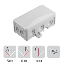 Puszka natynkowa hermetyczna klik 90x45x40 - A.0063 Pawbol