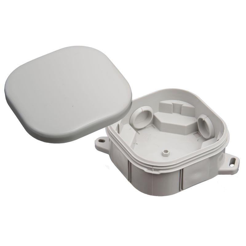 Puszka natynkowa PH 92x92 klik pusta szara - A.0018