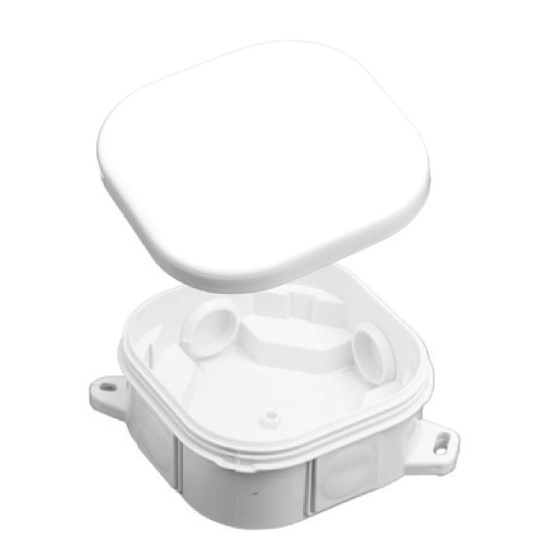 Puszka natynkowa PH 92x92 klik pusta biała - A.0018B