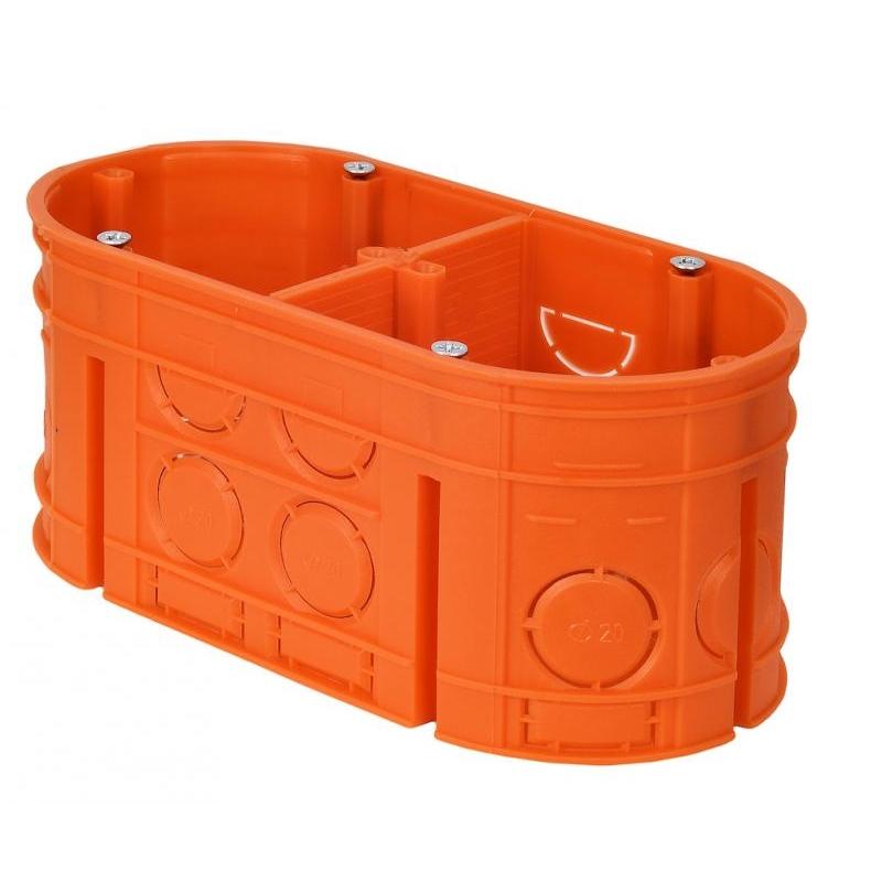Puszka podtynkowa dwupolowa 2x60, Multiwall  - M2x60F