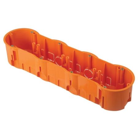 Puszka podtynkowa 60 głęboka poczwórna z wkrętami - A.0049WPG