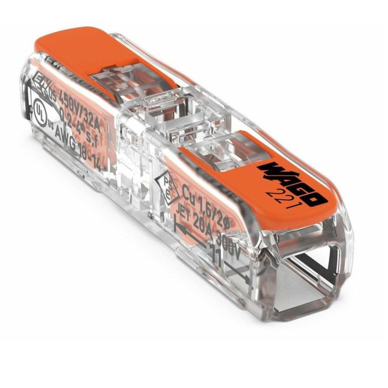 Złączka Wago przelotowa 2x4mm 221-2411