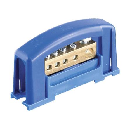 Zacisk ochronny 1x25, 4x10 niebieski