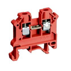 Złączka szynowa gwintowa ZSG1-2.5N czerwony