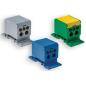 Blok rozdzielczy 2x2,5-50mm2 / 3x2,5-25mm2 / 2x2,5-35mm2 żółto - zielony