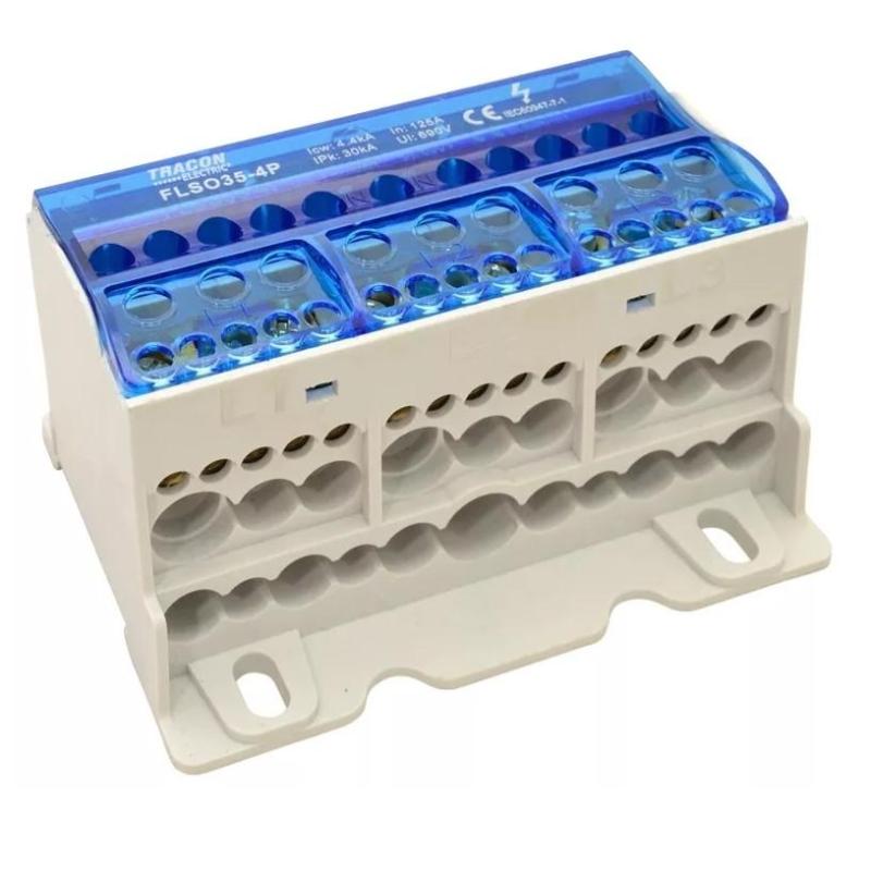 Złączka odgałęźna otwierana na szynę FLSO35-4P