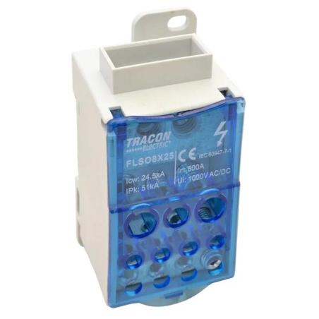 Złączka odgałęźna otwierana na szynę FLSO8X25