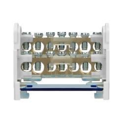 Blok rozdzielczy 2-rzędowy, 7 przewodów OR-LZ-8201/7 Pawbol