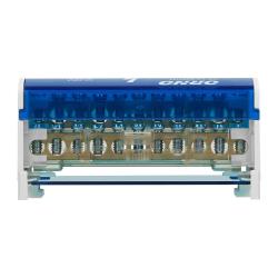 Blok rozdzielczy 2-rzędowy, 11 przewodów OR-LZ-8201/11 Pawbol