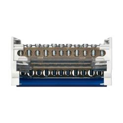 Blok rozdzielczy 4-rzędowy, 11 przewodów symbol: OR-LZ-8202/11 Pawbol