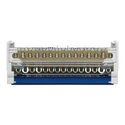 Blok rozdzielczy 4-rzędowy, 15 przewodów OR-LZ-8202/15 Pawbol