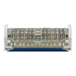 Blok rozdzielczy 4-rzędowy, 15 przewodów OR-LZ-8202/15 Pawbol