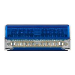 Blok rozdzielczy 4-rzędowy, 15 przewodów OR-LZ-8202/15 Pawbol