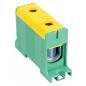 Złączka kompaktowa na szynę i płytę montażową, zielona 16-95mm2 FLEAL-95/1ZS