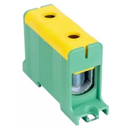 Złączka kompaktowa na szynę i płytę montażową, zielona 35-150 mm2 FLEAL-150/1ZS