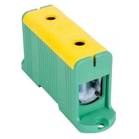 Złączka kompaktowa na szynę i płytę montażową, zielona 35-240mm2 FLEAL-240/1ZS