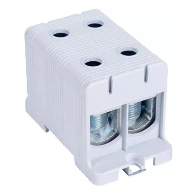 Złączka kompaktowa na szynę i płytę montażową, szara 35-150 mm2 FLEAL-150/2