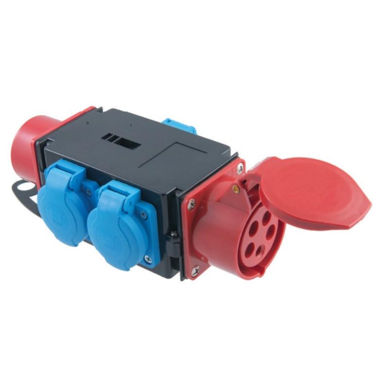 Rozgałęźnik siłowy 16A/5 + 3x250V - R-BOX MINI 3