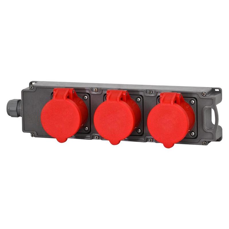 Rozgałęźnik siłowy - TRIBOX  16A/5P, 2x32A/5P IP44