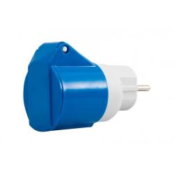 Adapter kempingowy - wtyk 230V Uni-schuko, gniazdo 16A 3p IP44 F-ELEKTRO