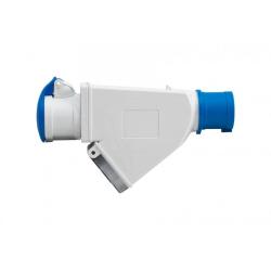 Adapter kempingowy - wtyk 16A 3p, gniazdo 16A 3P, gniazdo 230V IP44