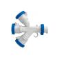 Adapter kempingowy - wtyk 16A 3p IP67 , gniazdo 3x16A 3P IP67