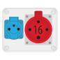 Rozdzielnica R-BOX 150 1x230V 1x16A/4P - B.1202