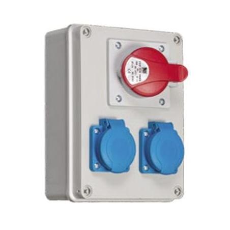 Rozdzielnica R-BOX 190 2x230V 1x32A/5P - B.1603