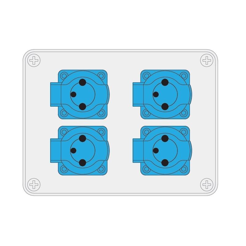 Rozdzielnica R-BOX 190 4x230V - B.1203