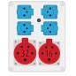 Rozdzielnica R-BOX 240 4x230V 1x32A/5P  1x16A/5P - B.1100-02