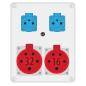 Rozdzielnica R-BOX 240 2x230V 1x32A/5P 1x16A/5P - B.1098