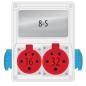 Rozdzielnica R-BOX 240-8 1x16A/5P 1x32A/5P 2x230V 8S - B.1810