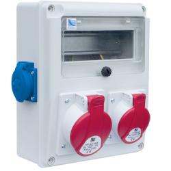 Rozdzielnica R-BOX 240-8 2x16A/5P 2x230V 8S - B.1811 Pawbol