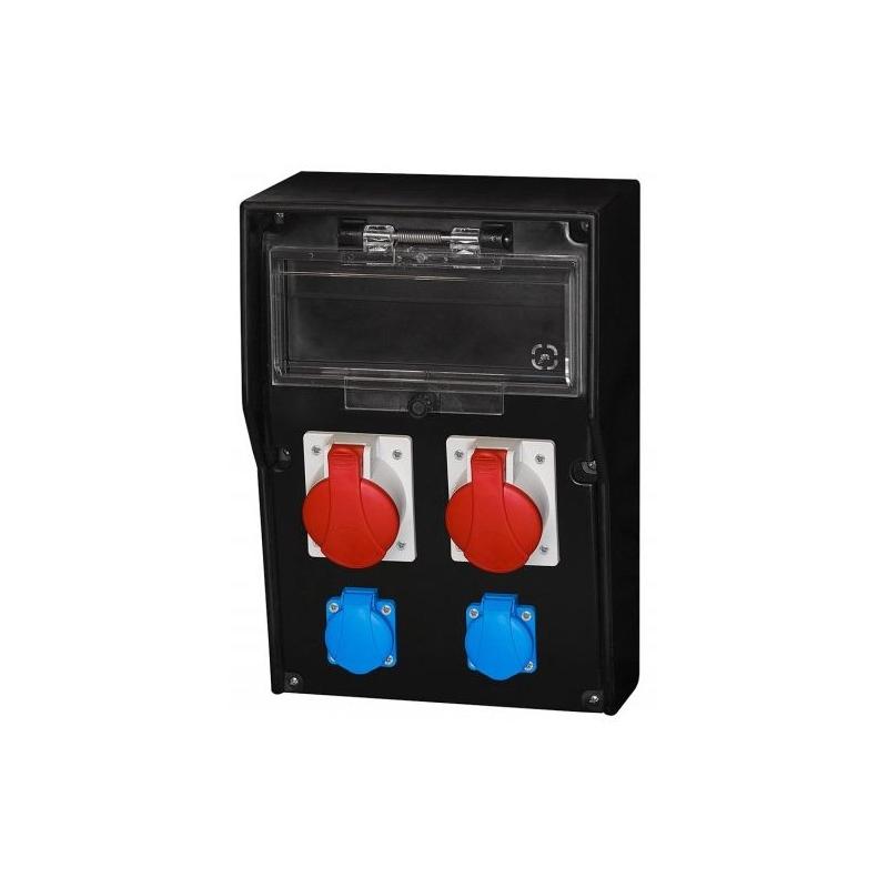 Rozdzielnica gumowa LIDO 12S 2x16A/5P 2x250V