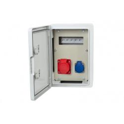 Rozdzielnica budowlana RB-250 8M 32A5p, 230V, IP65 F-ELEKTRO