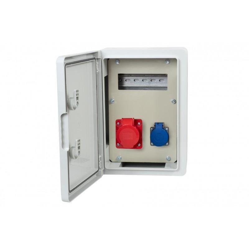 Rozdzielnica budowlana RB-250 8M 32A5p, 230V, IP65