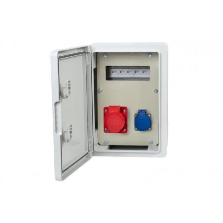 Rozdzielnica budowlana RB-250 8M 32A5p, 230V, IP65