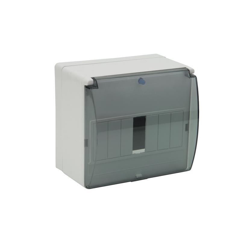 Rozdzielnica natynkowa RM 7 (N+PE) z szybką 1x7