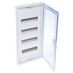 Rozdzielnica podtynkowa RWN 4x12 (drzwi transparentne)
